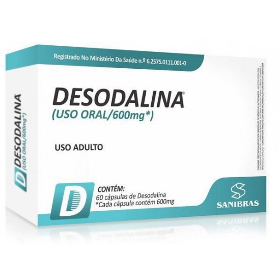 Desodalina 600mg (60 Cápsulas) - Sanibras