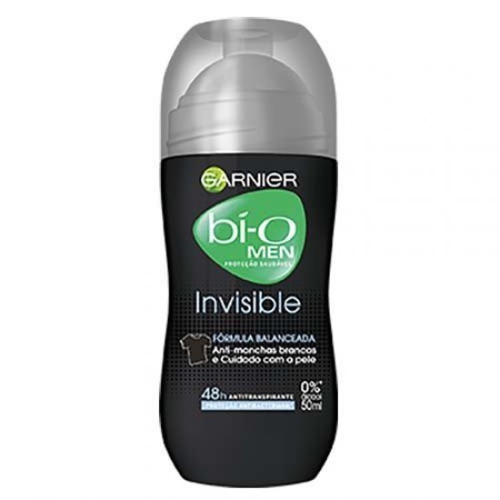 Desodorante Roll On Garnier Bí-o Men Invisible 50ml