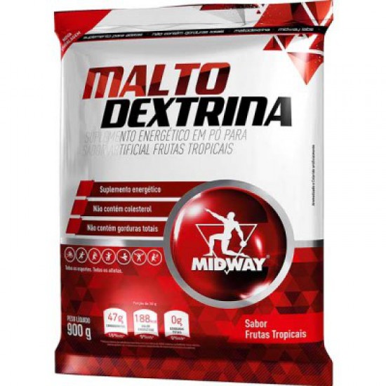 Maltodextrina Midway 900g Sabor Laranja