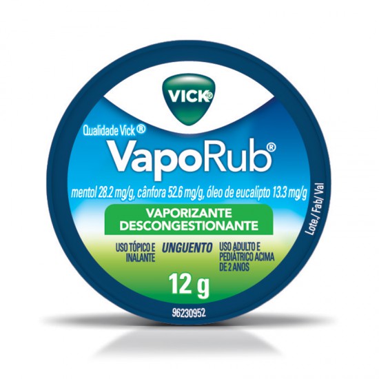 Vick Vaporub Pomada com 12 Gramas