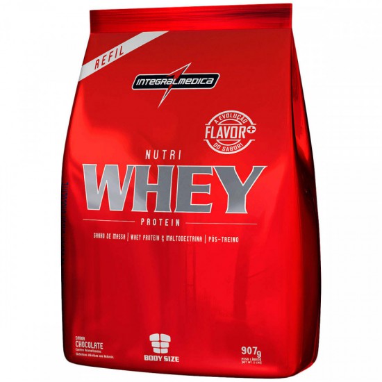 Whey Protein Integralmédica Nutri Whey Protein - Chocolate - Refil 907g
